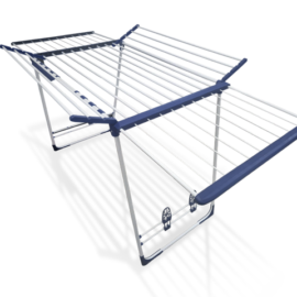 Extendable Clothes Airer w. Fold Out Wings